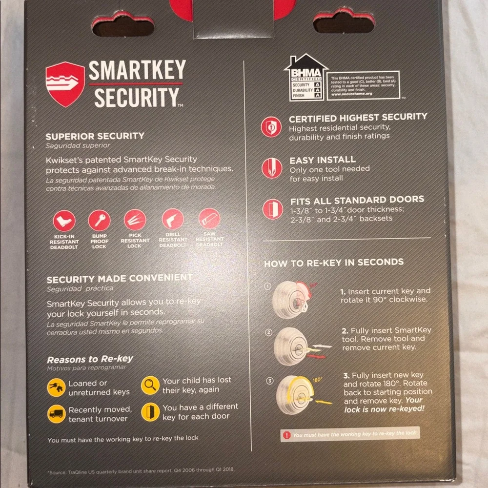 SmartKey Security Lock Set - Picture 2 of 4